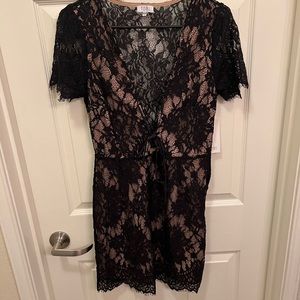 NWT Tobi black lace dress